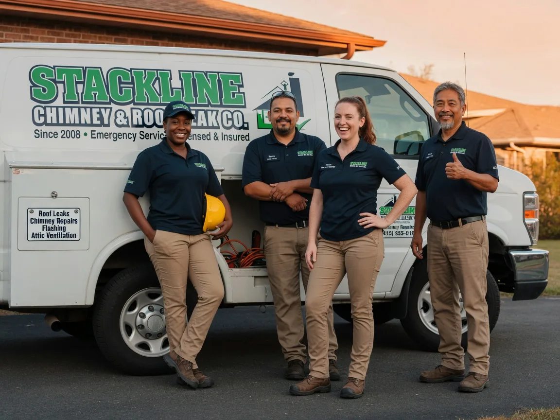 Chimney flashing repair company in Wasco, OR